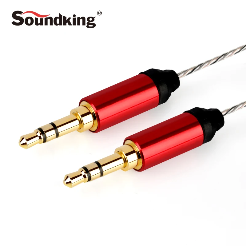 Аудиокабель Soundking aux 3 5 мм к разъему аудио цифровой кабель для iPhone смартфонов beats