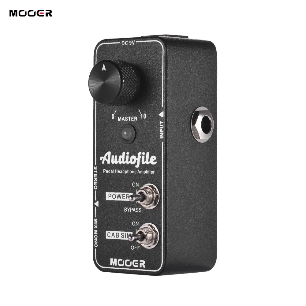 MOOER Audiofile усилитель для наушников педаль эффектов Встроенный аналоговый Динамик