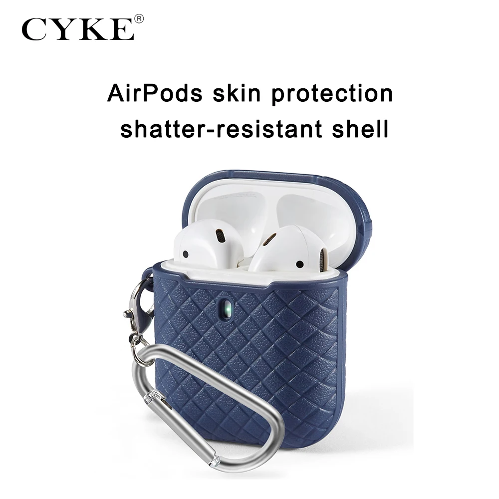 CYKE аксессуары для AirPods силиконовый защитный Bluetooth беспроводной чехол наушников