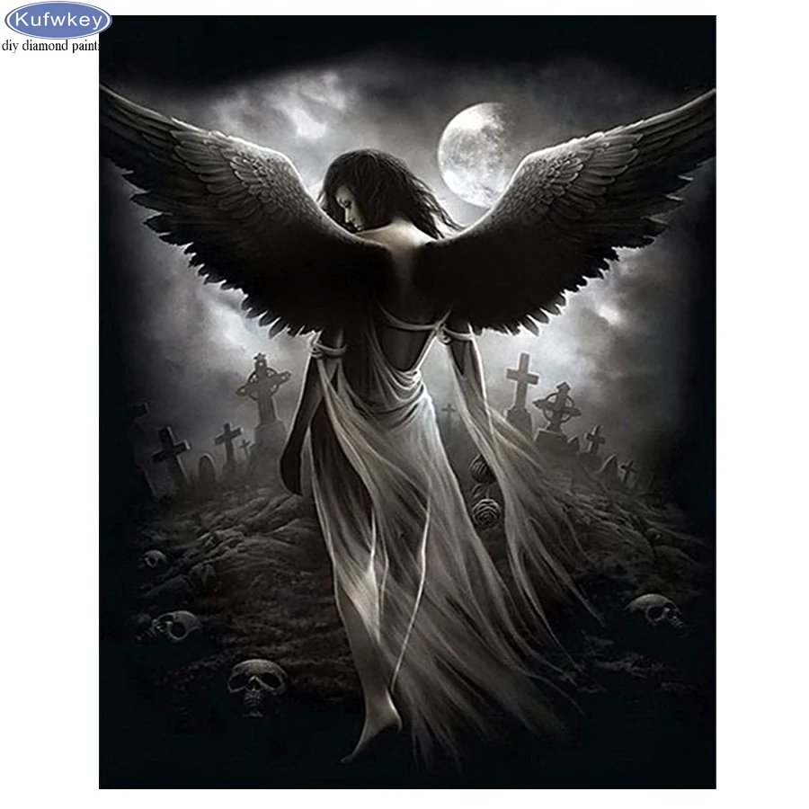 

5D DIY Diamond Painting Fallen angel Painting With Diamonds Mosaic Diamond Embroidery Full Drill Square Round Diamond Picture