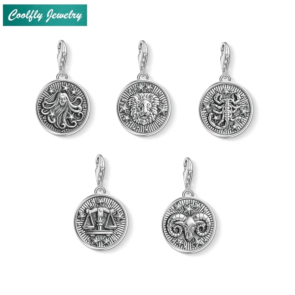 Знак зодиака Aries Libra Scorpio Leo Lion Virgo подвеска подходит для браслета ожерелья из