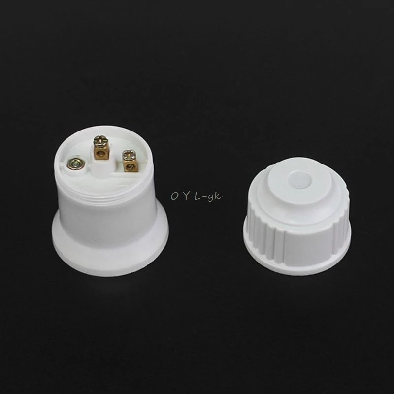 

E27 Plastic Hanging Lamp Thread Base Screw Light Bulb Ceramics Socket Holder Flame Retardant Durable Safe Non Electric leakage