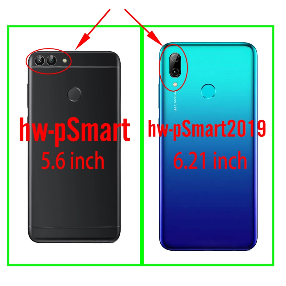 Чехлы для Huawei P Smart 2018 силиконовый мягкий ТПУ чехол с объемным рисунком прозрачные