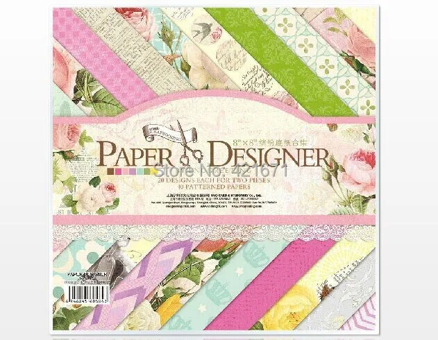 Новинка набор для упаковки подарков на тему сезона 8 дюймов 40 листов/набор