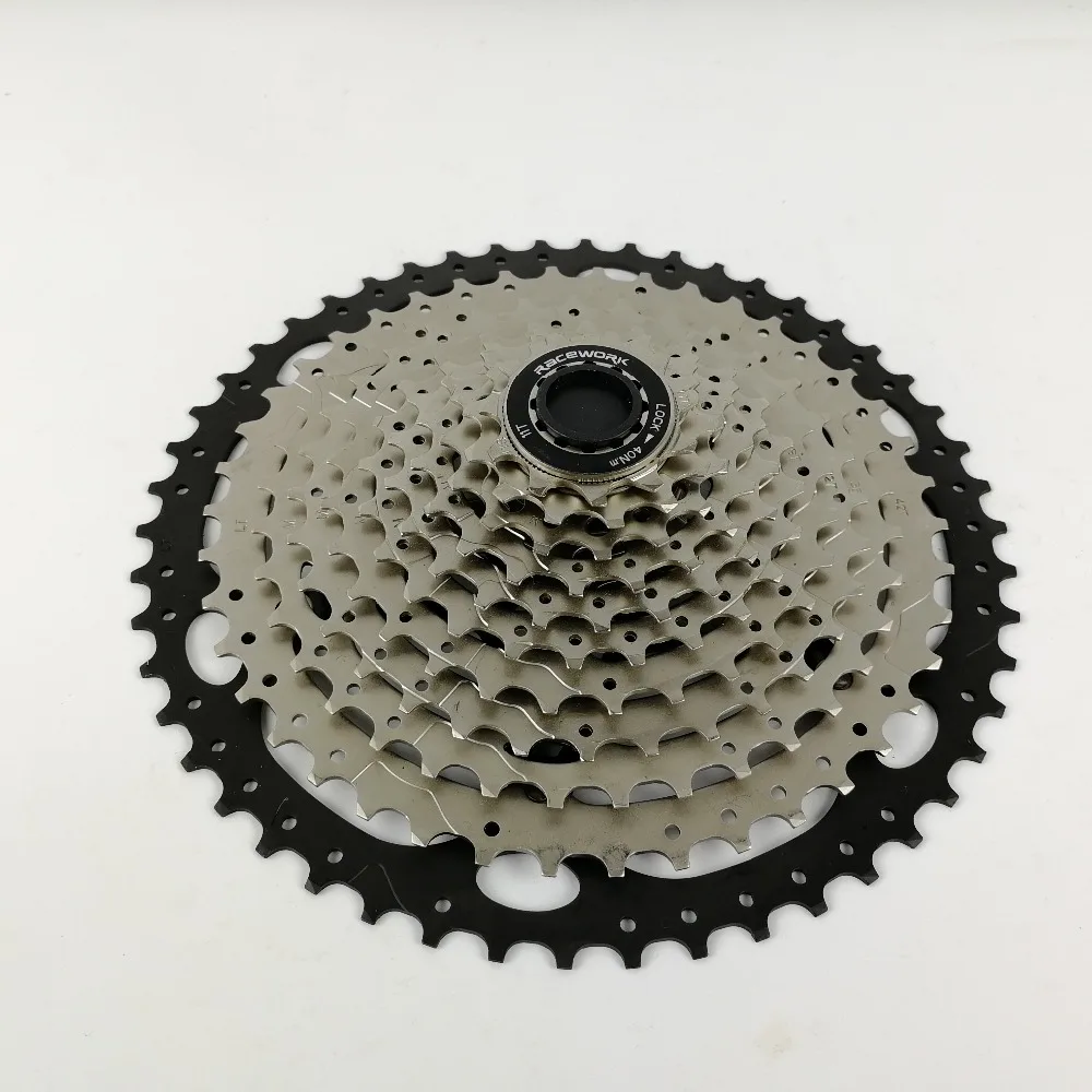 RACEWORK 11-50/52T 11 скоростей кассета широкоугольная MTB велосипедная кассета 11 скоростей для Shimano или переключателя Sram