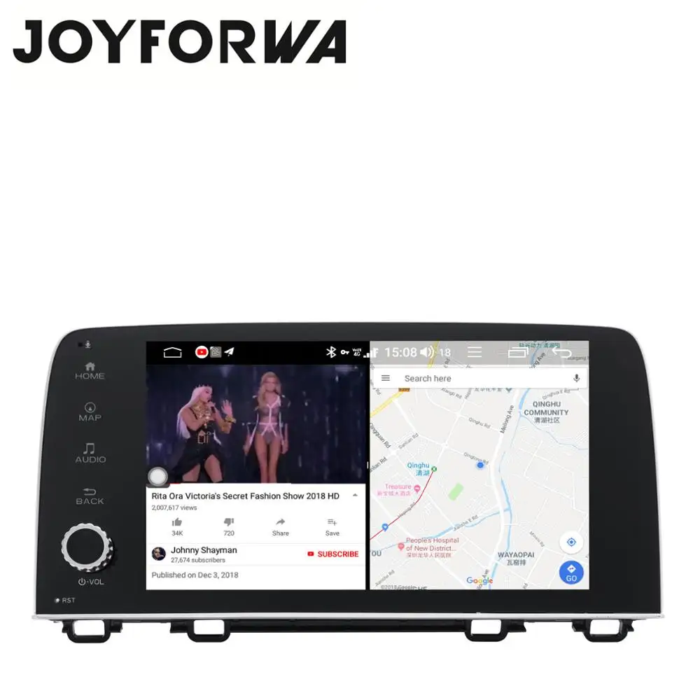 9 &quotAndroid 8 1 автомобильный стерео радио аудио плеер для Honda CRV 2016 2017 GPS DSP SPDIF 4GSIM Carplay