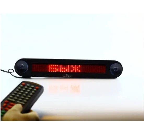 СВЕТОДИОДНЫЙ Автомобильный Экран дисплея 7X40 пикселей 12V машина для рекламы в