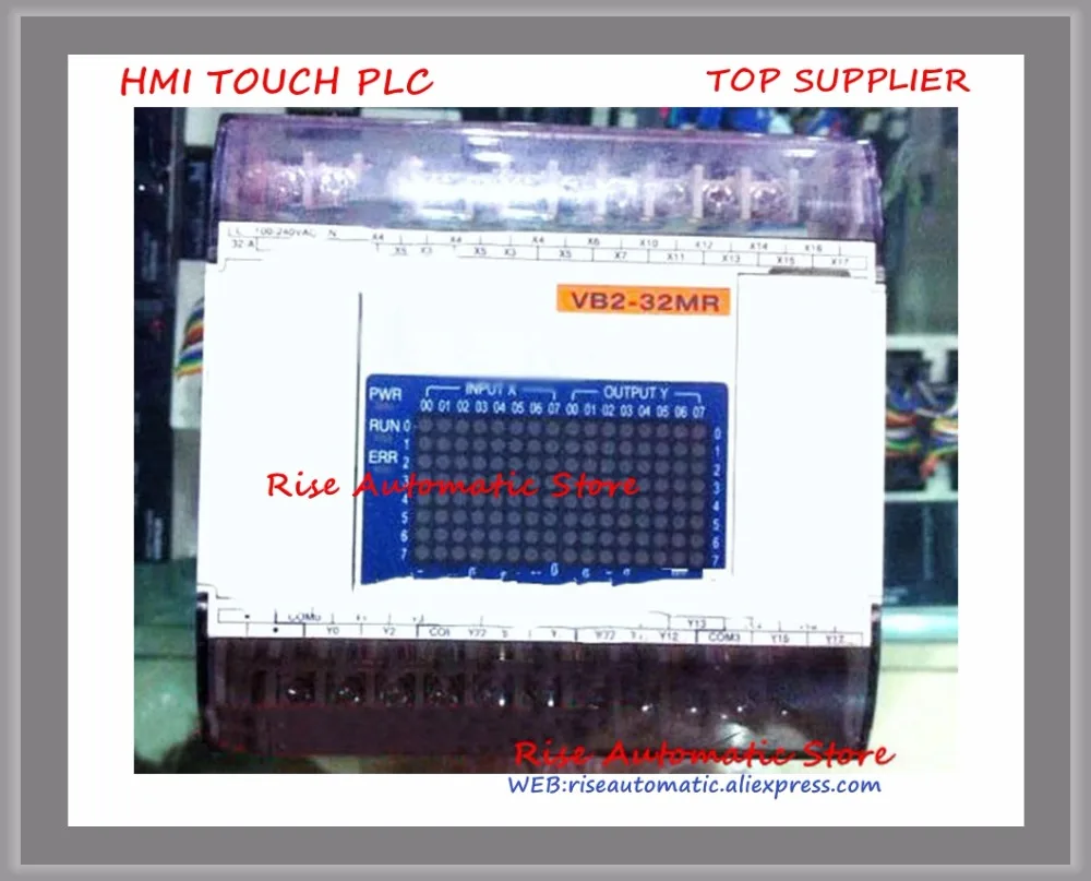 

VB2-32MR-AC новый оригинальный PLC 24VDC 16 точечный ввод 16-точечный выходной Основной блок