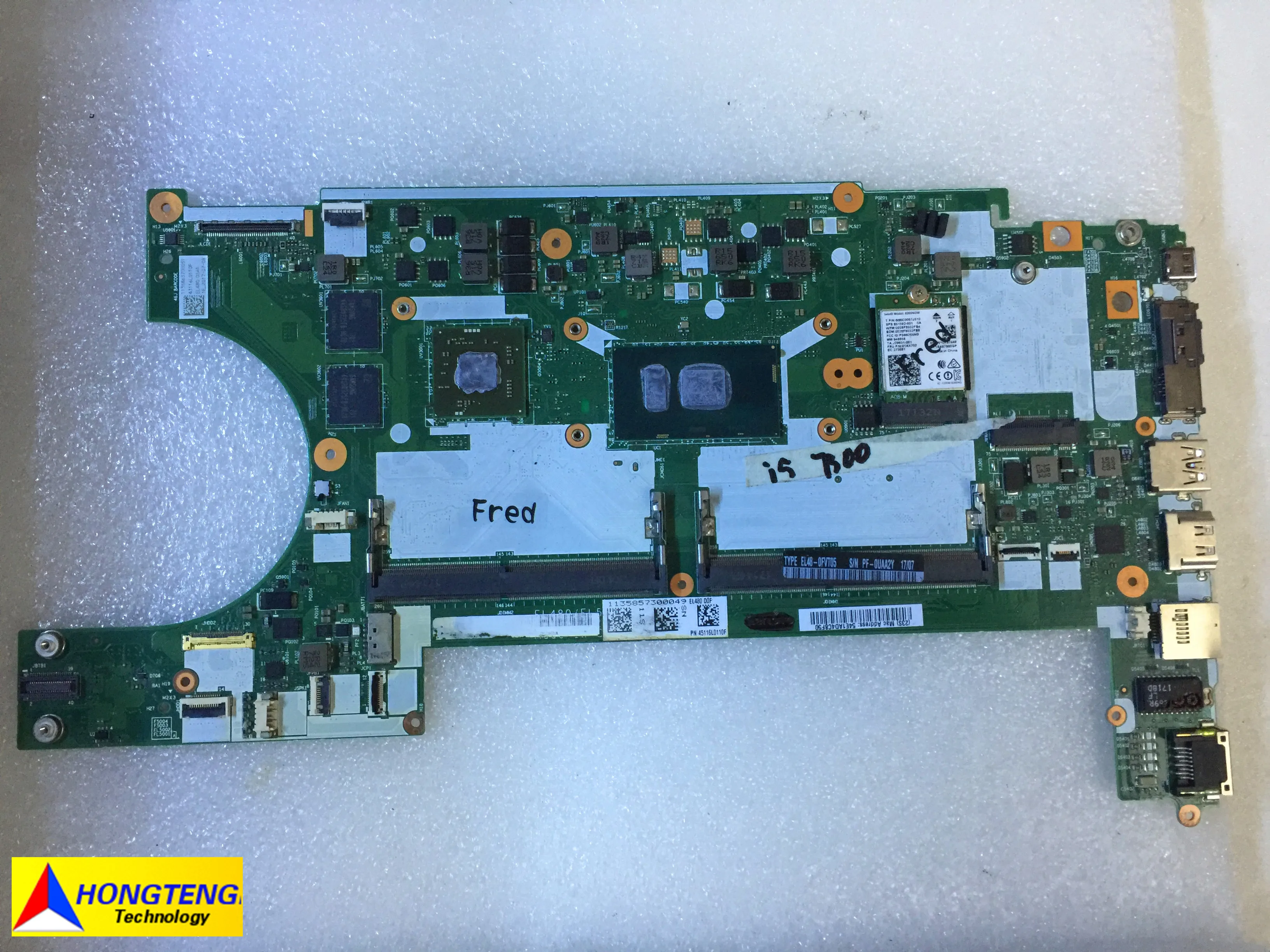 

genuine FOR NM-B461P Laptop Motherboard WITH I5-7300U Test OK