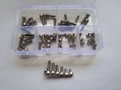60 шт M3 Torx болт T & TX гнездо колпачок головки винта Болты Шурупы Ассортимент