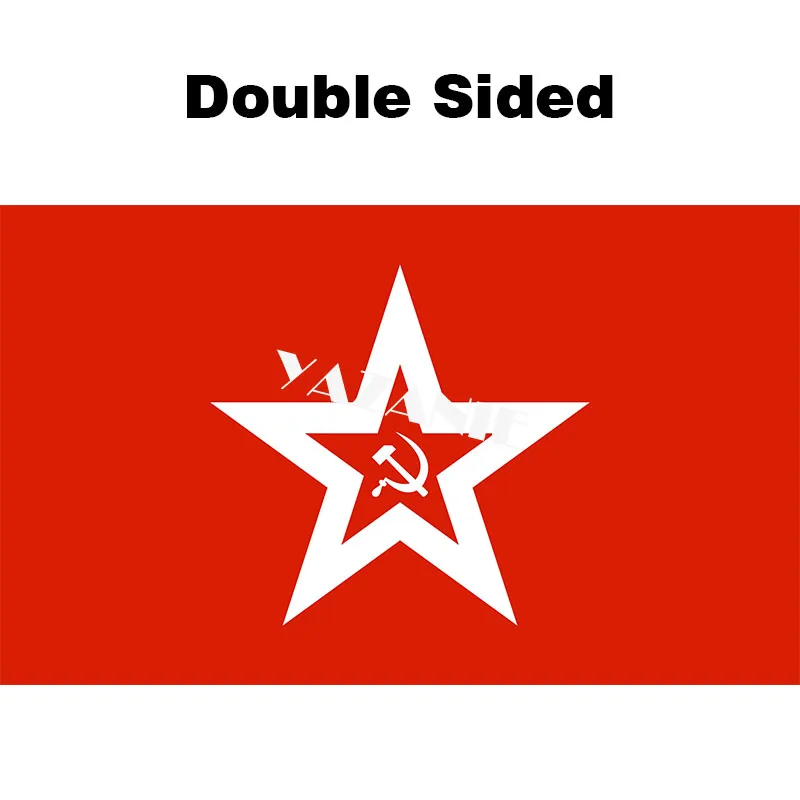 Double Sided YAZANIE одноступенчатый или Двухсторонний Флаг СССР ВМС СССР большой российский военный морской корпус Святого Андрюша флаги и баннеры - Цвет: Double Sided