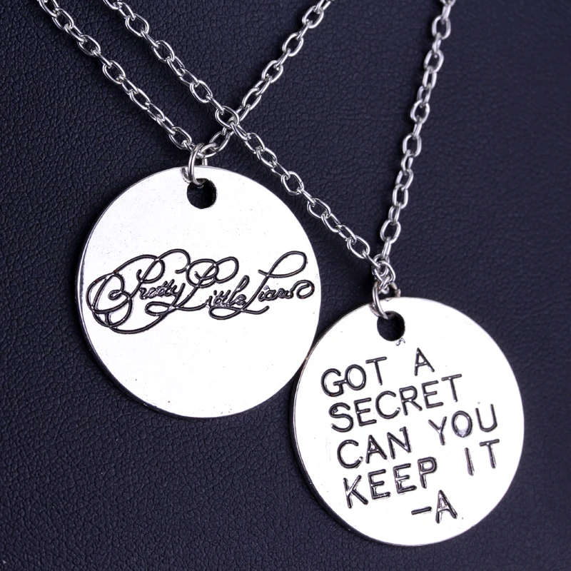 1 комплект модное ожерелье с подвеской Pretty Little Liars из фильма Get A Secret|Ожерелья