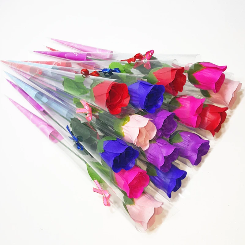 Мыло для ванны 5 шт./компл. розовый букет гвоздиков цветов ручной работы в