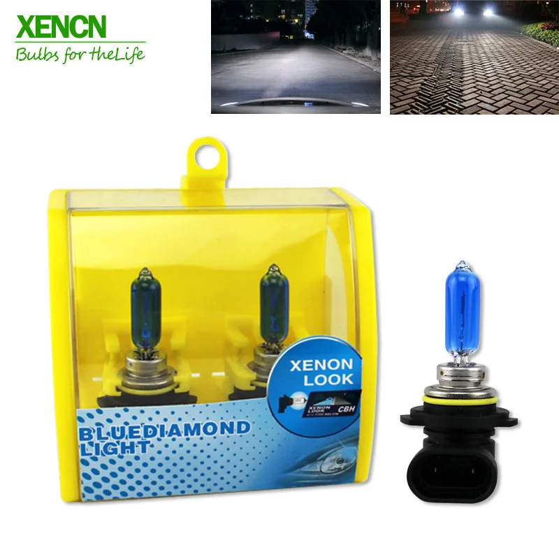 XENCN 12V холодный белый автомобильные галогенные лампы H1 H3 H4 H7 H8 H9 H10 H11 H13 H15 H16 HB1 HB3 HB4 HB5 880 881 9012 9005 9006 H8B H9B