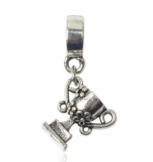 Style 15 Серебряный цвет Племенной DIY Ювелирные изделия чайник Ловец снов лист Санта Клаус европейские бусины подходят Pandora Браслеты ожерелья Изготовление - Цвет: Style 15
