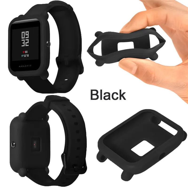Ремешок силиконовый для Huami Amazfit Bip Bit lite мягкий чехол смарт часов 2 в