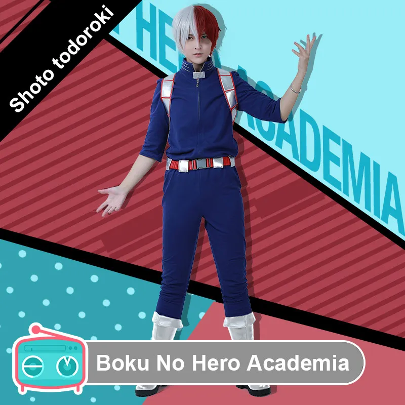 Coshome Boku no My Hero academic шото Тодороки костюмы для косплея мужчин наряд вечеринки на