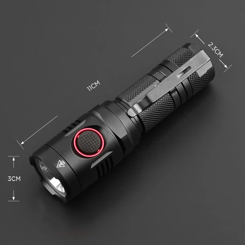 NE01 XP L V5 1060LM перезаряжаемый EDC светодиодный фонарик 18650 фонарь с батареей|Фонарики