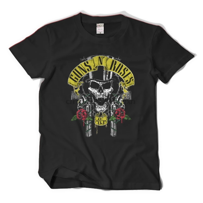 Лидер продаж модная мужская футболка с принтом guns N Roses американский и