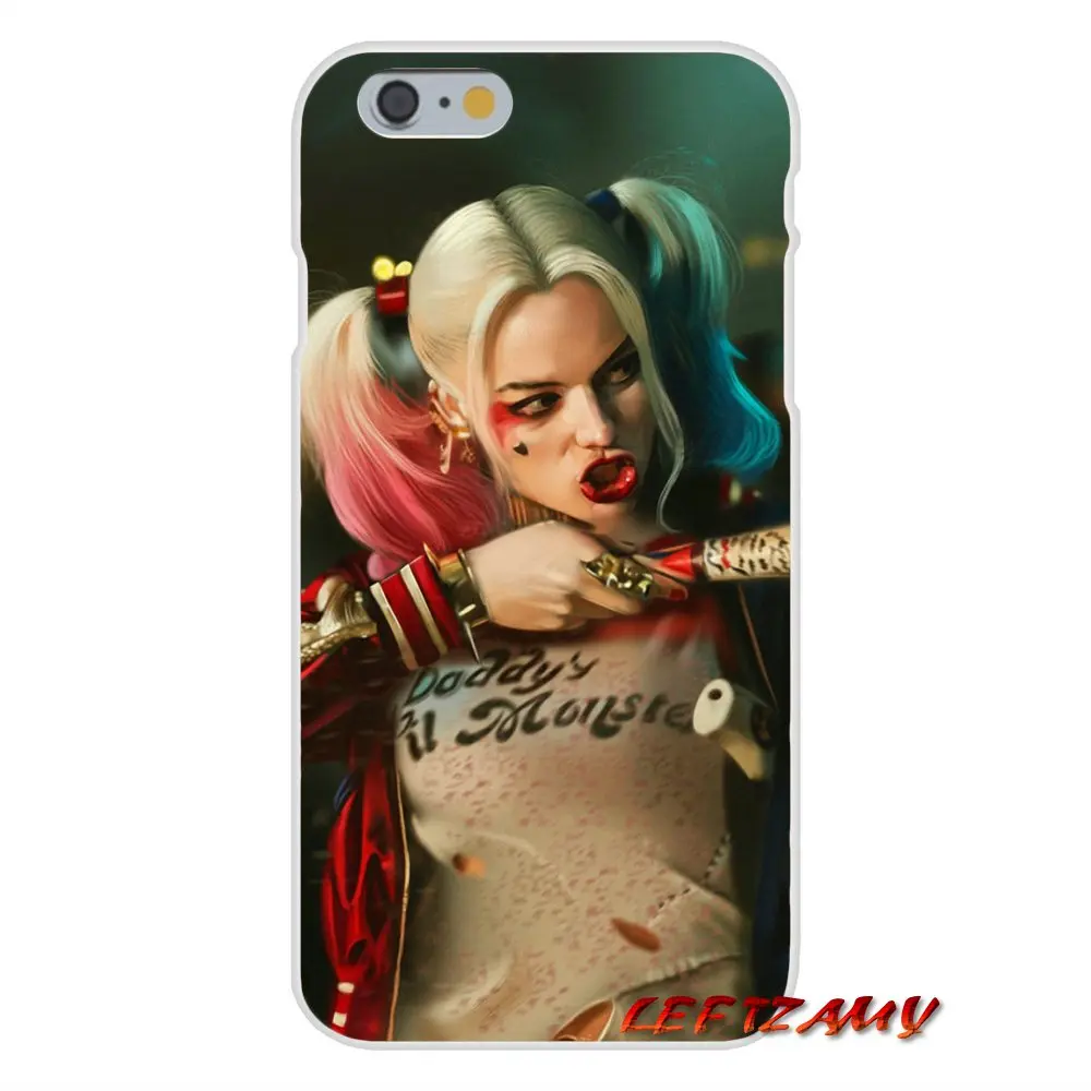 Suicide Squad Harley Quinn Comics Slim Silicone phone Case For iPhone X 4 4S 5 5S 5C SE 6 6S 7 8 Plus | Мобильные телефоны и
