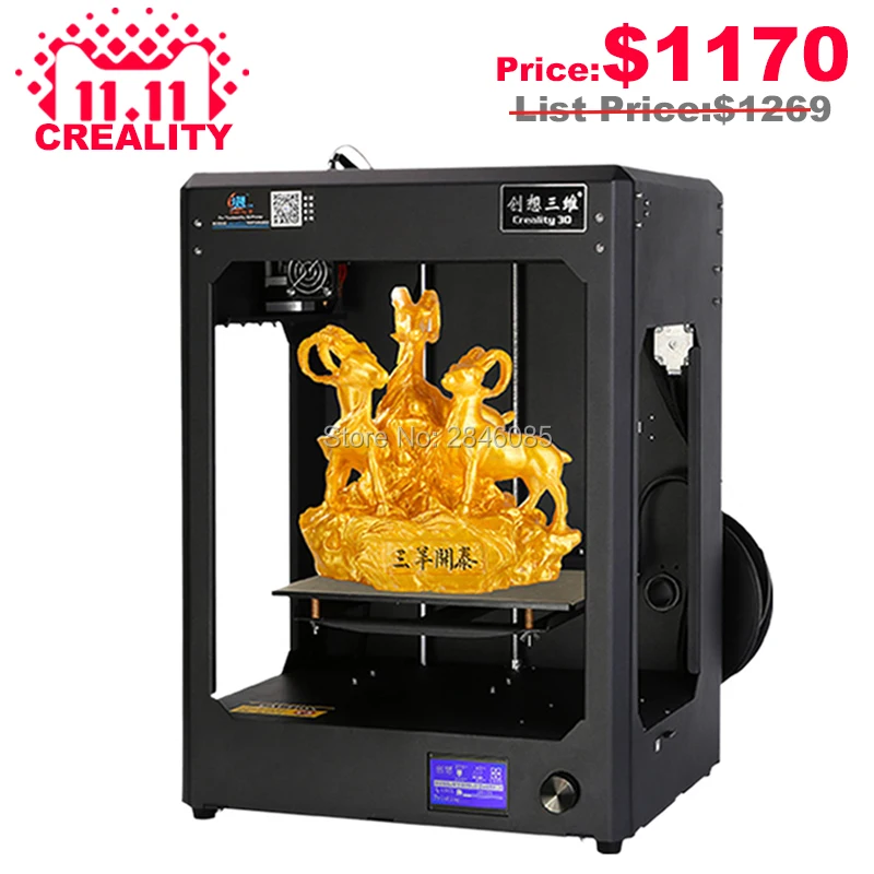Высокоточный CREALITY 3D CR 5 Полный Собранный 3d принтер большой размер печати промышленный класс печатная плата с