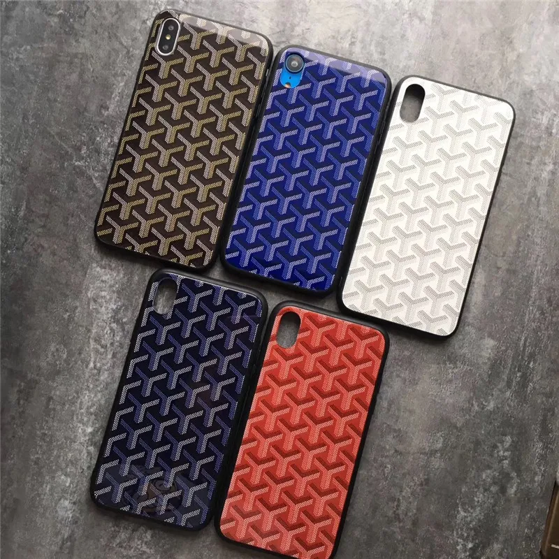 Superdope роскошный брендовый стеклянный чехол для телефона iPhone 6 S 7 8 Plus Apple XR xsmax fundas