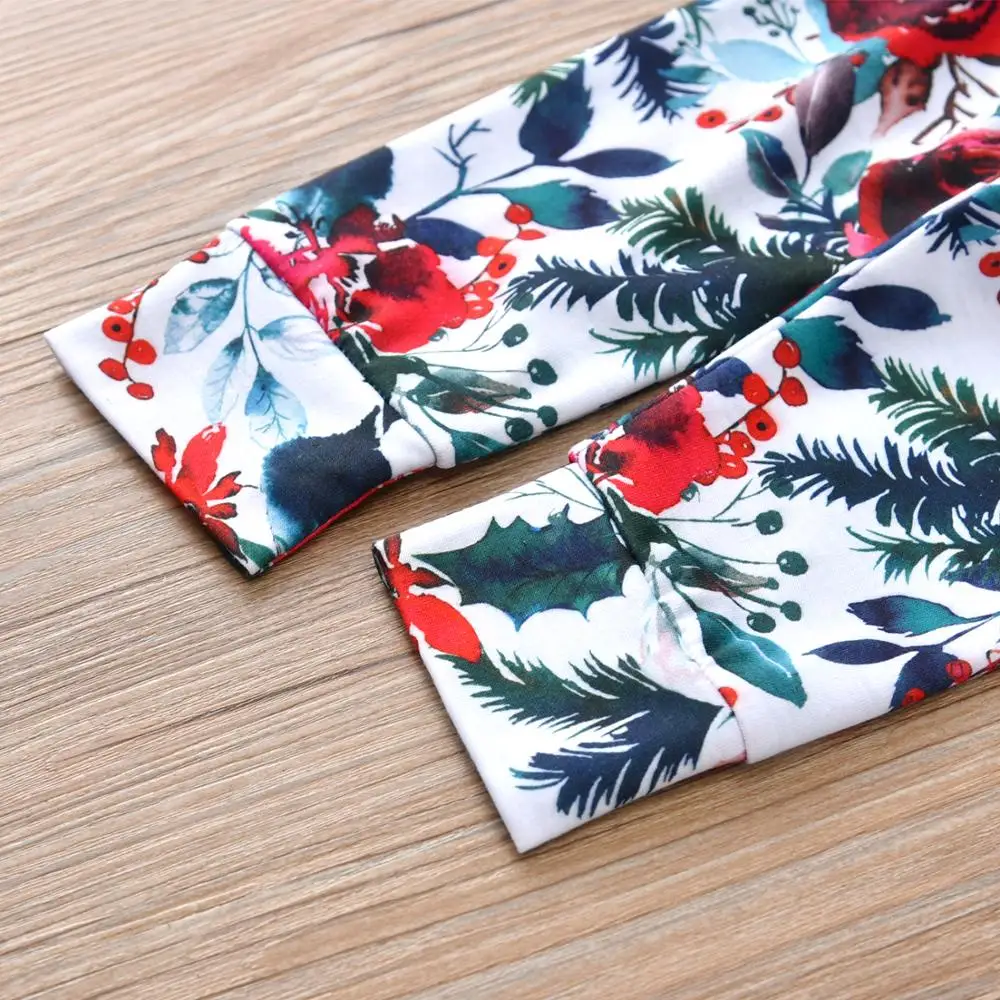 Комплект одежды для малыша комплект новорожденных девочек Милая футболка с