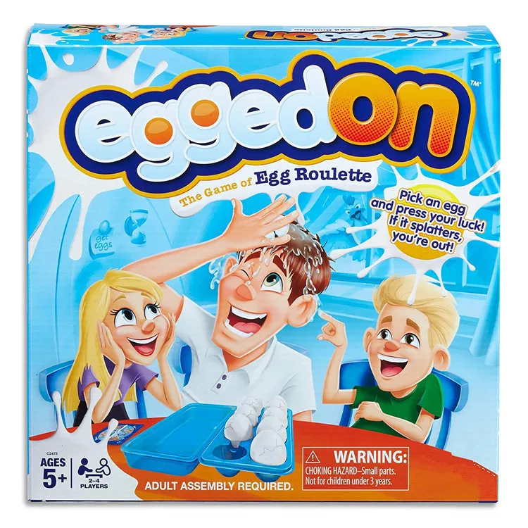 Egged на игра взрывное яйцо игрушки рулетка трюк или лечения настольные игры весь