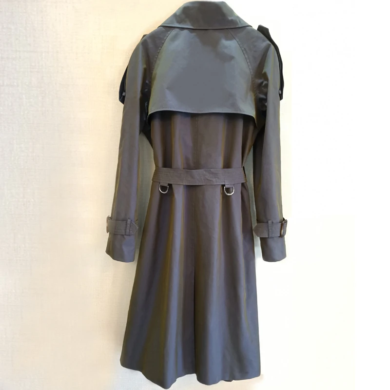 CHAOJUE 2018 Spring/AutumnWomen Latest Change Color Trench Coat Europe Fashion Lady Office Long Female Overcoat | Женская одежда