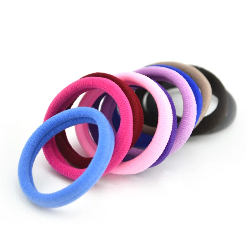 Лот 100 шт 4 см аксессуары для волос эластичная резинка девочек головной убор |