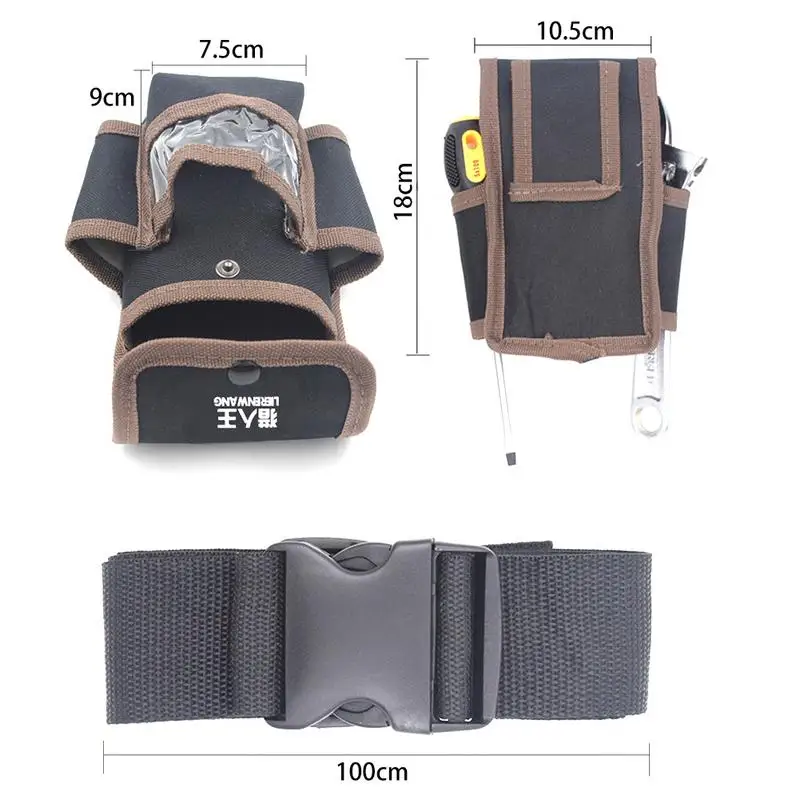 Сумка на пояс для инструментов электрика универсальный органайзер с несколькими