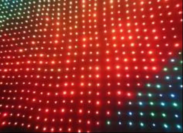 RGB 2x3 м светодиодная занавеска видения 176 шт. SMD высокояркая сценическая ткань