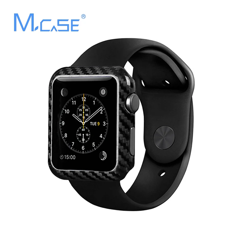 Новое поступление чехол M для Apple Watch из углеродного волокна 42 мм 38 роскошный