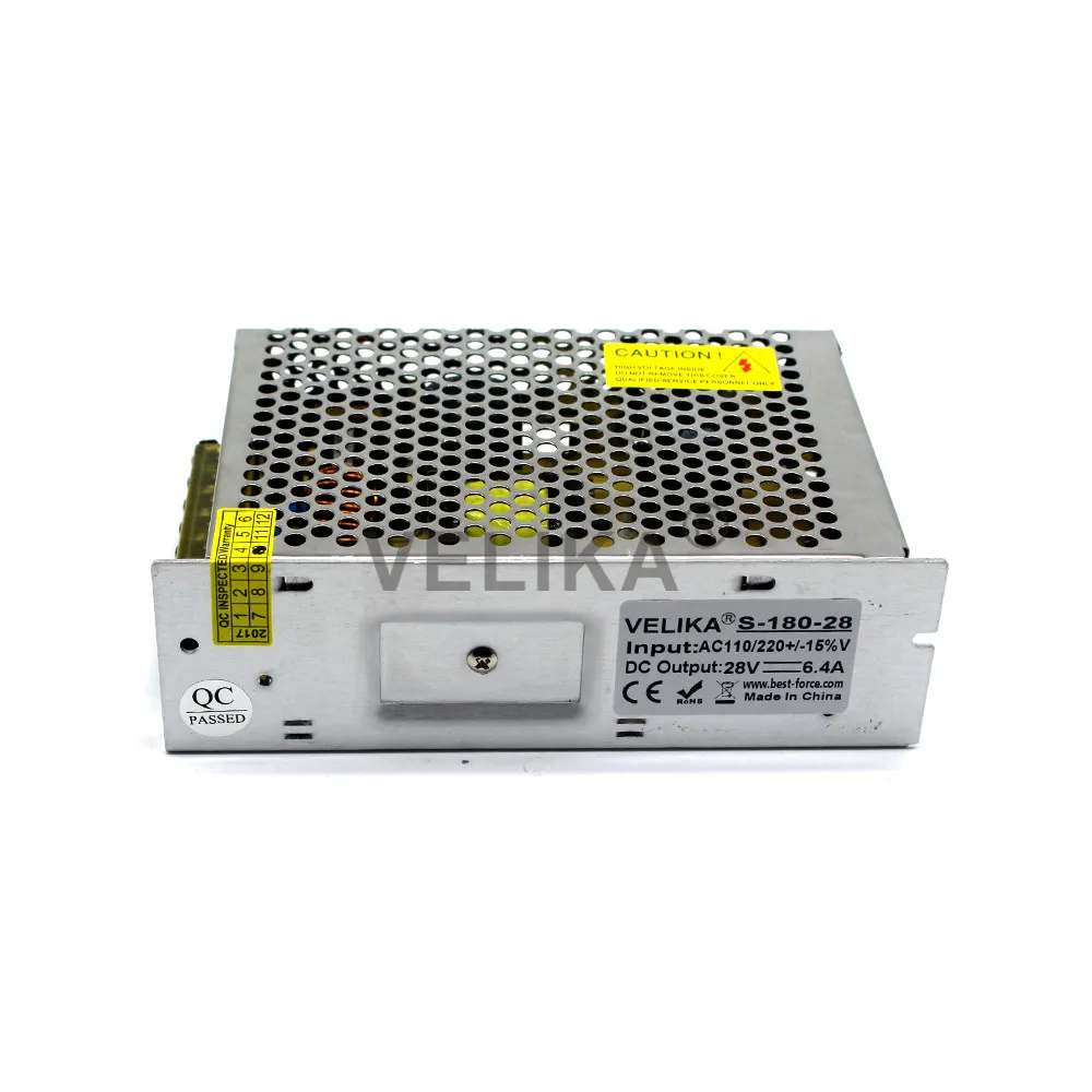 Источник питания DC28V 6 4a 180 Вт светодиодный драйвер Трансформатор 110 В 220