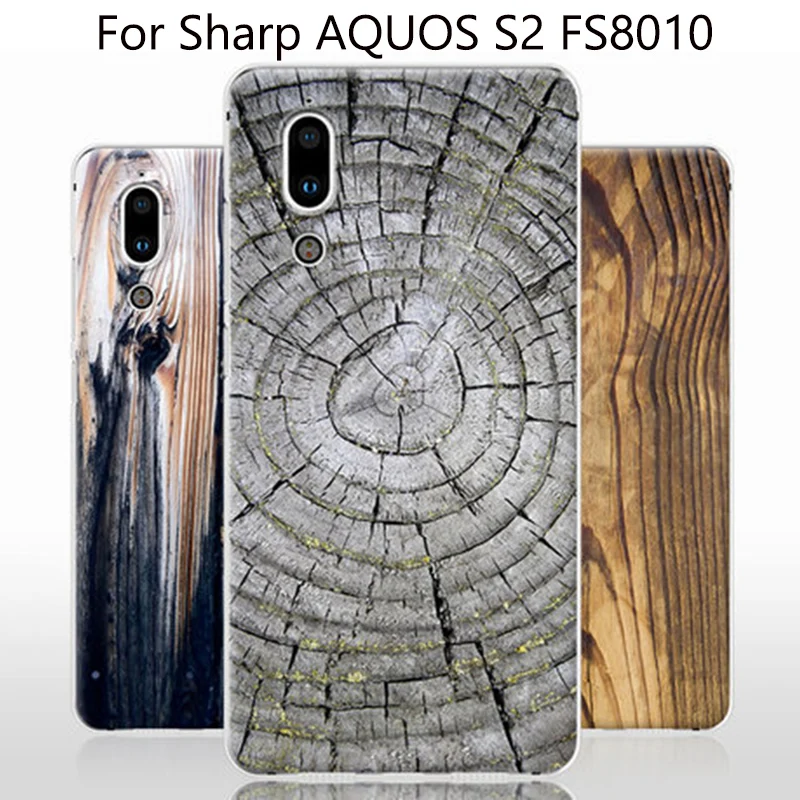 Чехлы для телефона с деревянным лицевым покрытием Sharp AQUOS S2 мягкая задняя крышка S