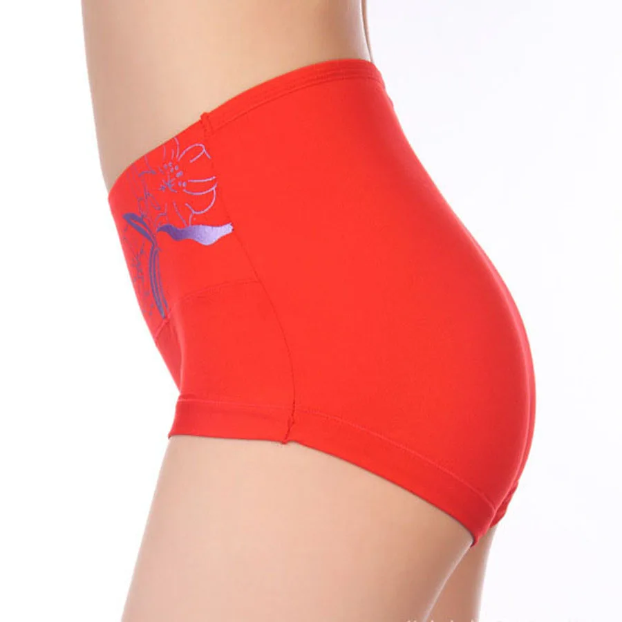 Женское нижнее белье бесшовные шелковые трусы с высокой талией | Женская одежда