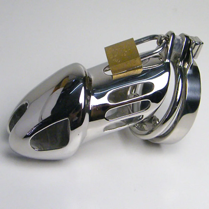 

Stainless Steel Double Ring Penis cage Male Chastity device cock Cage with Barbed Anti-Shedding Ring Chastity Belt Sex Toys