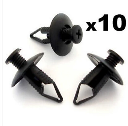 10x8 мм для бампера обшивки арки колеса & Splashguard Trim Clips Подходит Nissan|arch trim|nissan bumperbumper