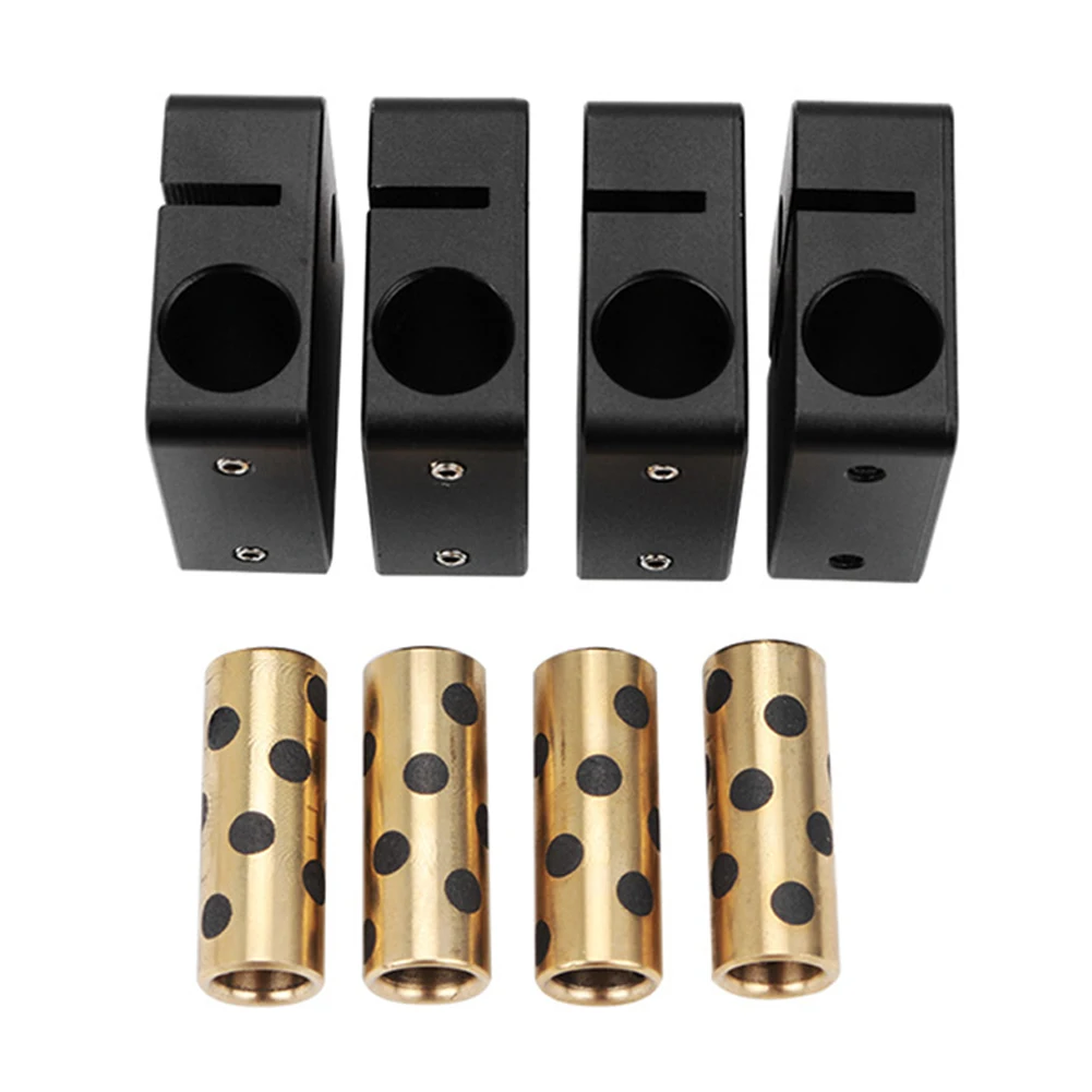 4PCS/Set Durable 3D Printing Parts Slider block Aluminum Alloy UM3 With Graphite Copper Sleeve Ultimaker 2 Cross Slider | Компьютеры и