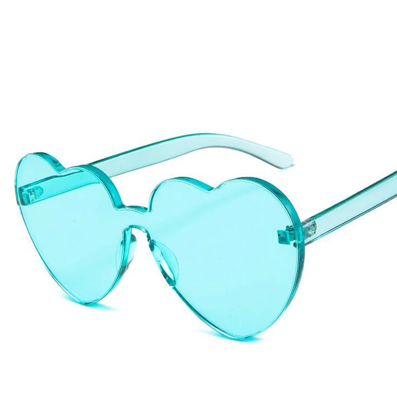 Женские солнцезащитные очки без оправы брендовые дизайнерские конфетных цветов