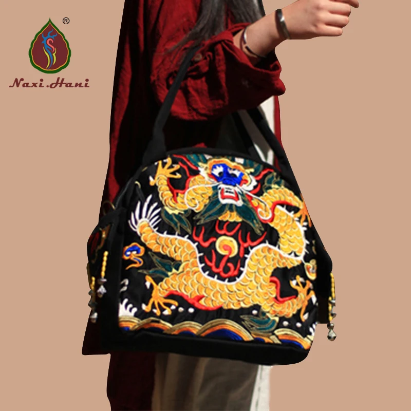 Женская Холщовая Сумка с вышивкой в этническом стиле|canvas women bag|women bagmessenger bag |