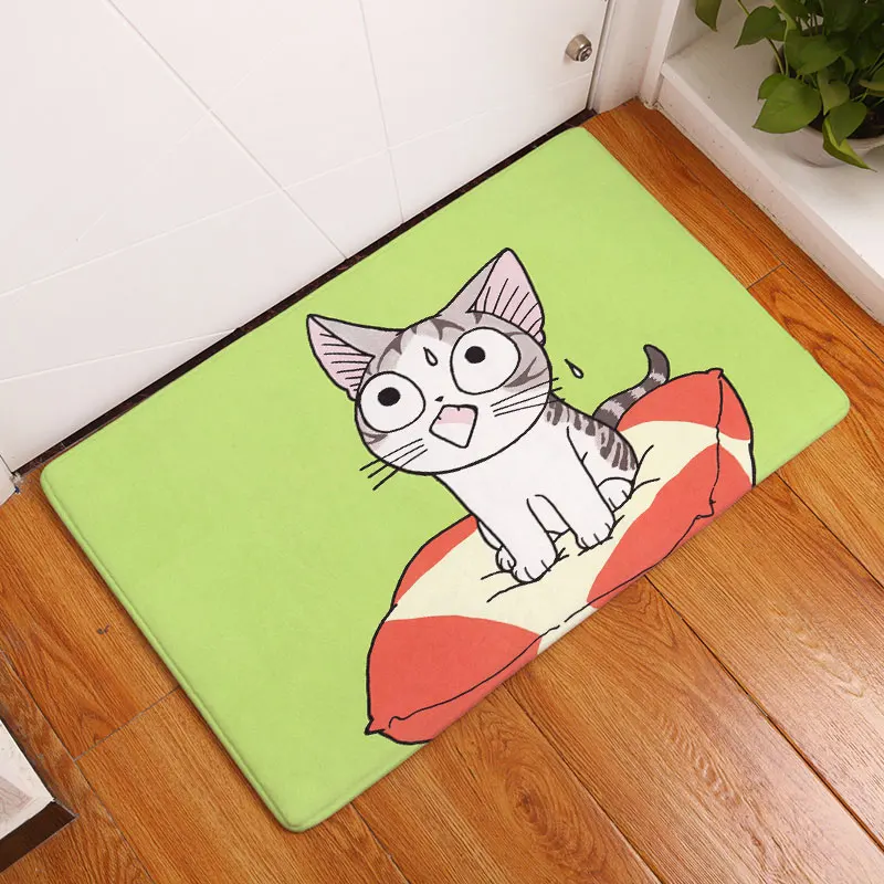 Monily Противоскользящий коврик для пола водонепроницаемый милый мультяшный