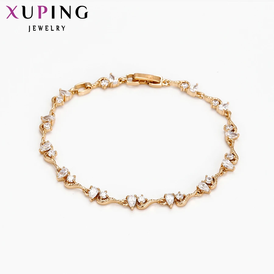 Мода Xuping Браслет Новое поступление элегантные Для женщин дружбы золото Цвет