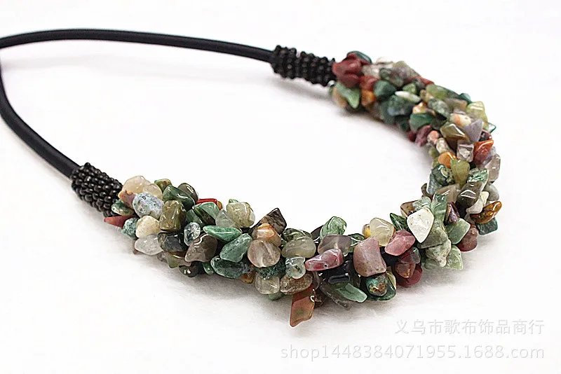 Новое поступление 2018 модные ожерелья из натурального камня ювелирные изделия