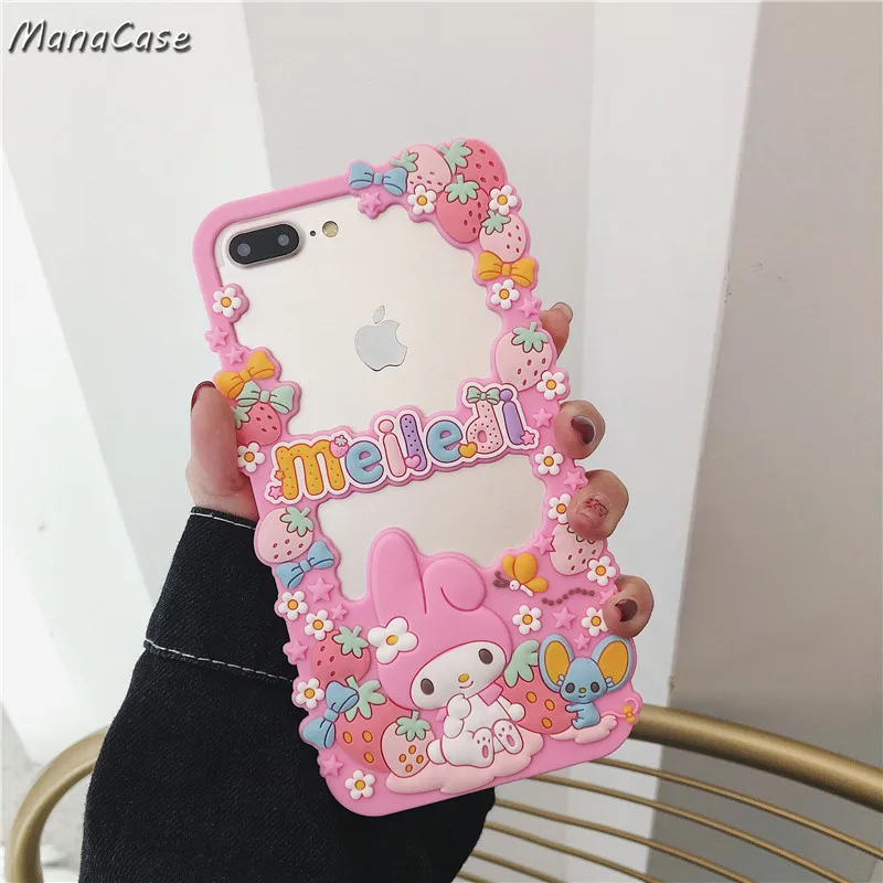

Cute 3D Japan Melody Phone Case For iPhone 11 Pro Max X XS MAX XR 6 6s 7 8 Plus Silica Gel Back Cover Cases For iPhone 12 ProMax