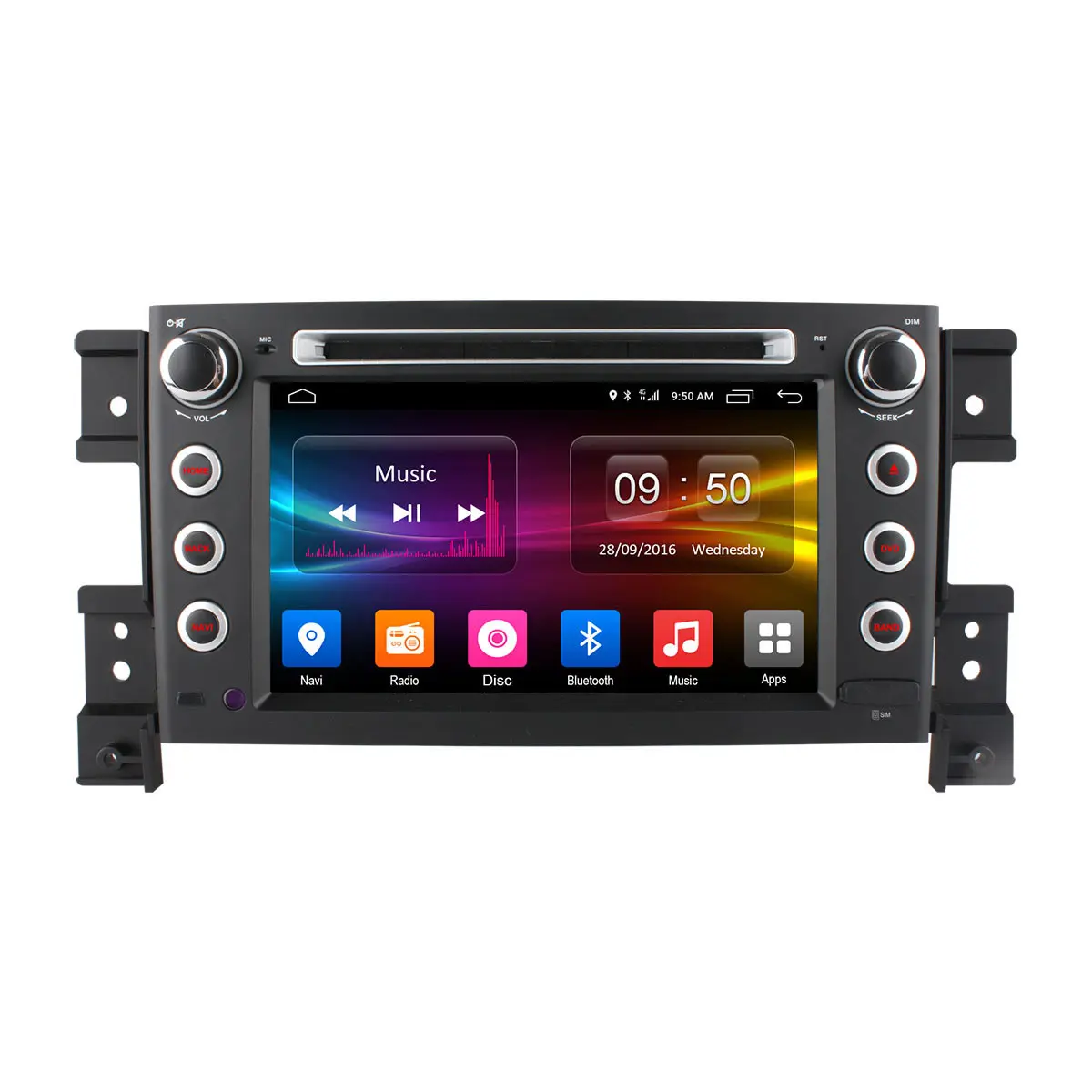 C500 Ownice Quad Core 2 Дин DVD GPS ПЛЕЕР для Android 6.0 1024*600 Для SUZUKI GRAND VITARA WIFI 4 Г Bluetooth