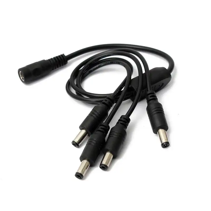 2 шт./лот от 1 до 4 DC мощность 4-портовый сплиттер адаптер кабельная камера CCTV для