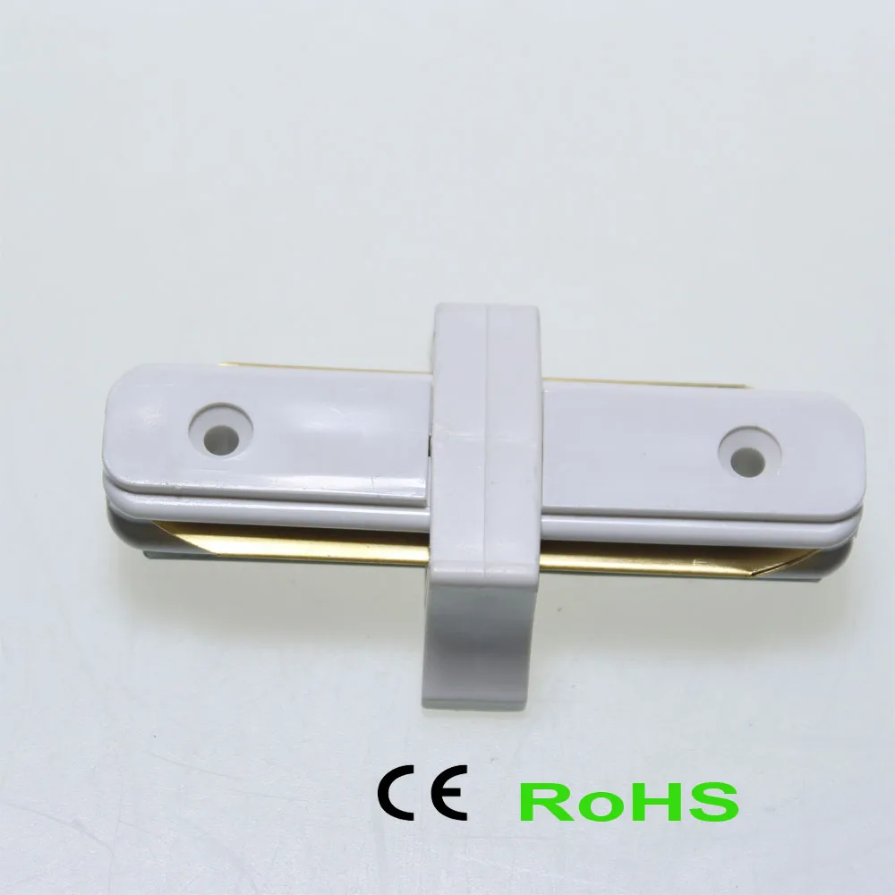 Бесплатная доставка Трековый светильник рельсовый соединитель фитинг