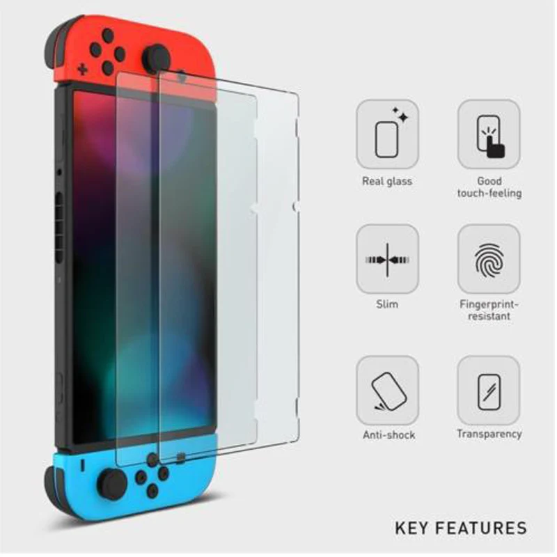 Защитная пленка 9h из закаленного стекла для nintendo switch|Сумки| |
