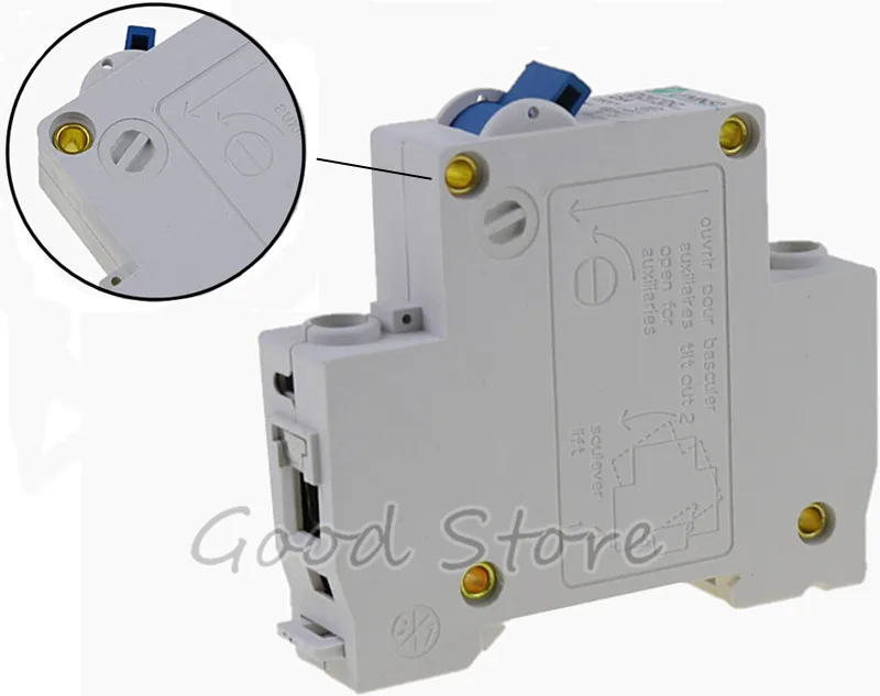 DZ47 постоянного тока 1 P 6A 10A 16A 20A 25A 32A 50A 63A 250V Фотоэлектрические работающий на постоянном токе от солнечных батарей цепи автоматический воздушный выключатель 1 палки C45